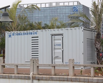 Biao Power 1000kVa Container Generator sử dụng ở đường Xiamen Huandao 